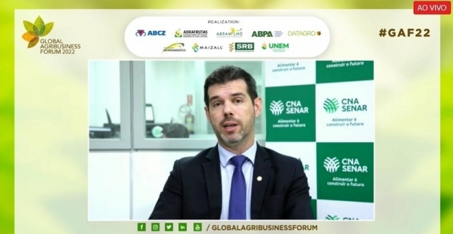O diretor técnico da Confederação da Agricultura e Pecuária do Brasil (CNA), Bruno Lucchi, fez apresentação dos dados