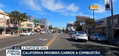Califórnia proibirá carros a combustão a partir de 2035