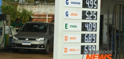 Gasolina fica abaixo de R$ 5 em Dourados pela primeira vez em quase dois anos