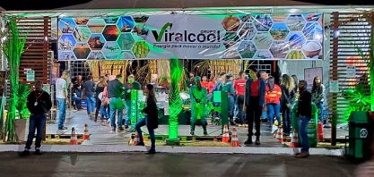 Tenda temática do Grupo Viralcool é atração na Festa do Pescador em Castilho