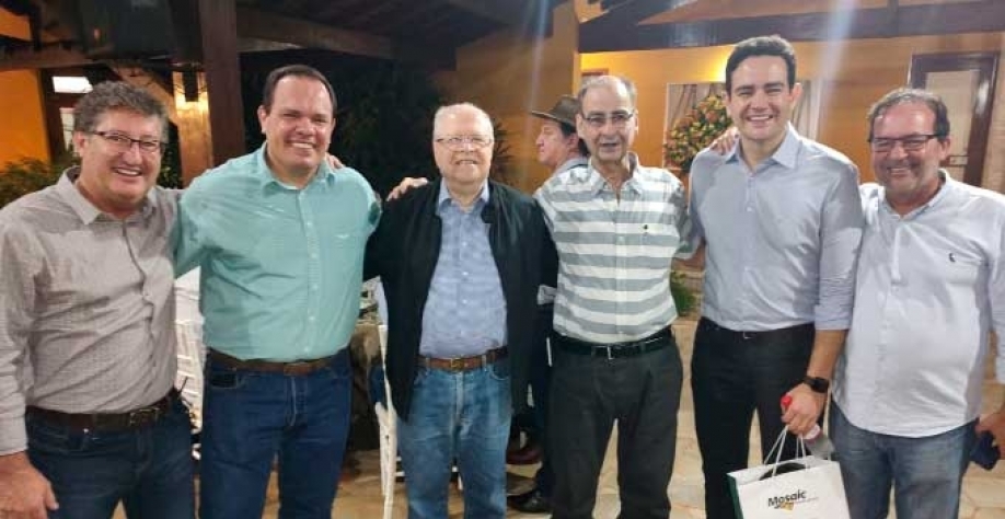 Marcos Jorge (Dir. Agrícola); Eduardo Toneloto (Ger. Agrícola); Salibe (UDOP); Vitor Wanderley (Coruripe); Mário Campos (Siamig); e Bertholdino Teixeira (Ger. Corp. de Sust. da Coruripe)