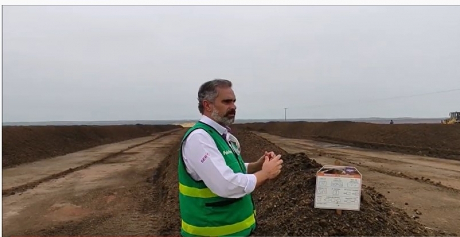 O gerente agrícola da usina, Paulo Arantes