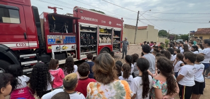 Tereos realiza palestras educativas sobre prevenção de incêndio em escolas da região