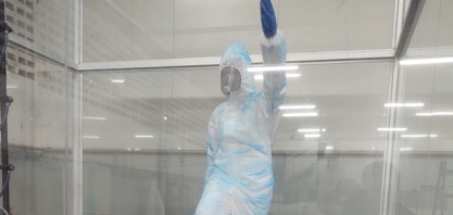 Reunião na Suíça debate estudo inédito, feito em cabine simuladora de pulverizações instalada em Jundiaí-SP