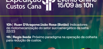 Indicadores de motomecanização no Expedição Custos Cana
