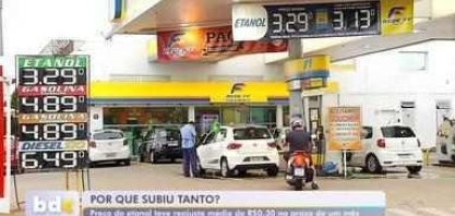 Preço do etanol aumenta em várias cidades do noroeste paulista