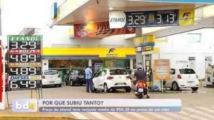 Preço do etanol aumenta em várias cidades do noroeste paulista