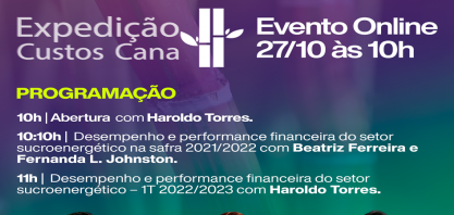 Indicadores de motomecanização no Expedição Custos Cana