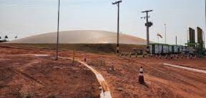 Na planta de Biogás da Tereos, 70% da matéria orgânica da vinhaça é convertida em biogás