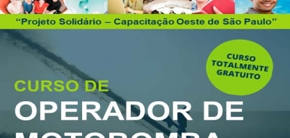 Cocal promove curso gratuito de operador de motobomba