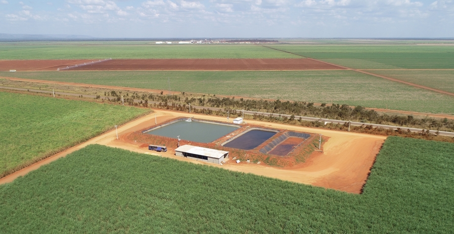 São mais de 30 mil hectares irrigados na Bevap, divididos entre pivô central, pivô linear, pivô rebocável, carretel irrigador (HidroRoll) e gotejamento. Foto: Divulgação Bevap