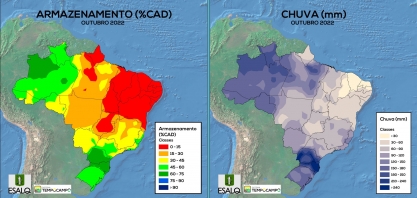 Sistema TEMPOCAMPO divulga boletim de outubro