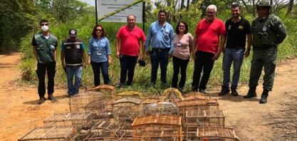 Aves silvestres resgatadas pela FPI são soltas em RPPN da Unidade Marituba 