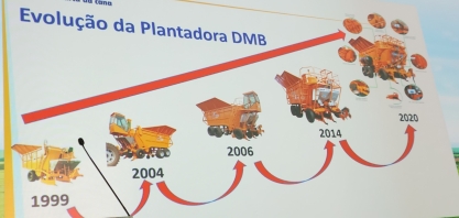 A DMB tem grande participação na evolução do plantio mecanizado de cana