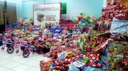 Biosul reforça corrente solidária com doação de brinquedos para a campanha “Divida a Brincadeira”