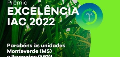 Unidades da BP Bunge conquistam prêmio de excelência do IAC em variedade de cana
