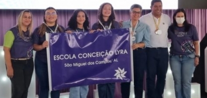 Projeto de alunos da Escola Conceição Lyra é premiado na 1ª edição da FEMCITECH