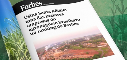 Usina Santa Adélia é uma das 100 Maiores do Agronegócio Brasileiro