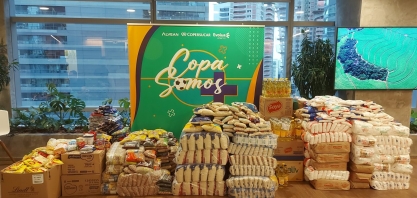 Um gol de solidariedade: Copersucar promove disputa de arrecadação de alimentos