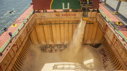 Porto espera carregar 7 milhões de toneladas de grãos e farelos no 1º trimestre