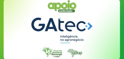GAtec renova apoio cultural para o 16º Congresso Nacional de Bioenergia; evento da UDOP acontece em julho