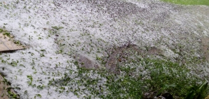 Granizo, temporais e frente fria; confira a previsão do tempo