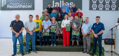 Jalles promove Programa Reconhecer para valorizar colaboradores por tempo de empresa