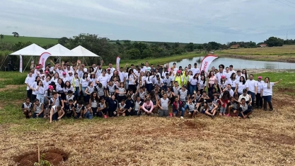 Para comemorar Dia da Água, Tereos realiza ação de recuperação de nascente em Monte Azul Paulista