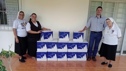Alcoolvale faz doação para o Instituto Promocional Dom Afonso Maria Fusco