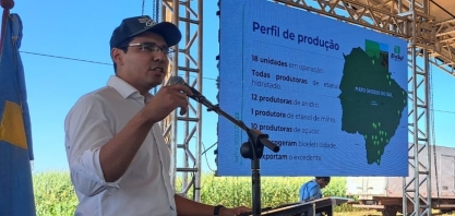 Moagem da cana atinge 43,5 milhões de toneladas em MS