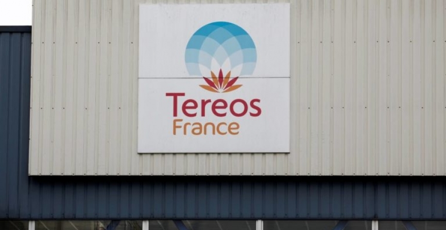 Logo da Tereos em planta de Chevrieres, na França. Benoit Tessier/Reuters