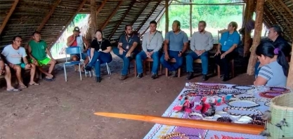 uisa realiza reunião do Programa de Valorização dos Povos Tradicionais na aldeia Massepô