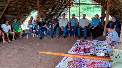 uisa realiza reunião do Programa de Valorização dos Povos Tradicionais na aldeia Massepô