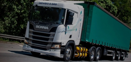 Caminhões a gás em alta e nas rotas do biometano