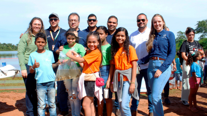 Uisa promove ações de educação ambiental com crianças da comunidade