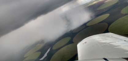 As secas prolongadas e a falta de regularidade climática levaram Grupo São Martinho a investir na tecnologia de indução de chuvas localizadas