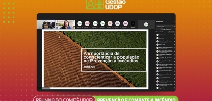 Comitê UDOP discute a importância da conscientização da população sobre a prevenção de incêndios