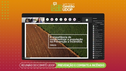 Comitê UDOP discute a importância da conscientização da população sobre a prevenção de incêndios