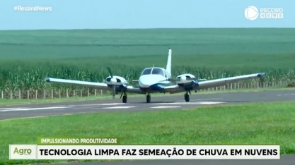 Agro Record News destaca tecnologia de indução de chuvas em canaviais