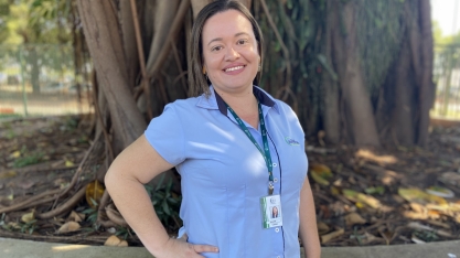 Daiane Zanini era faxineira. Hoje é analista sênior de RH da Usina Estiva e personagem do livro “Mulheres da Cana-de-Açúcar