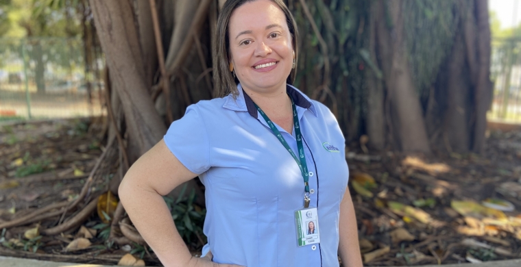 Daiane Zanini era faxineira. Hoje é analista sênior de RH da Usina Estiva e personagem do livro “Mulheres da Cana-de-Açúcar