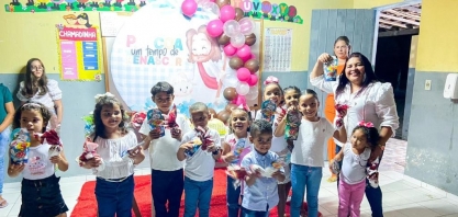 Asplan promove alegria da criançada do assentamento Águas Turvas com distribuição de ovos de chocolate
