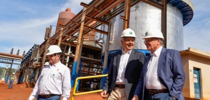 Usina de álcool que deve gerar 2 mil vagas de emprego é inaugurada com a presença de Alckimin, em Aporé