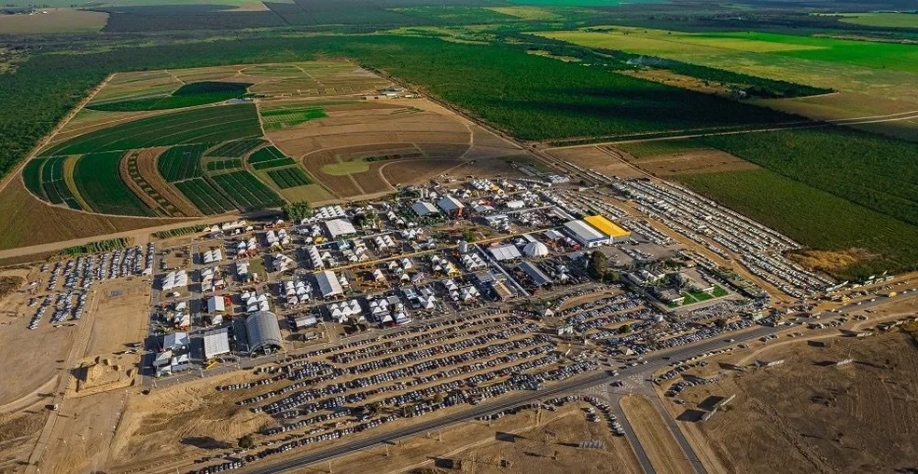Vista aérea da Bahia Farm Show em 2022 — Foto: Divulgação