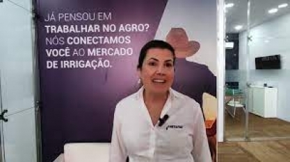 Netafim dedica espaço na Agrishow para fazer entrevistas e falar sobre carreiras com os visitantes
