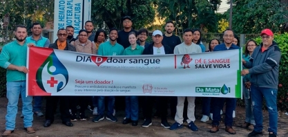 Da Mata realiza doação de sangue