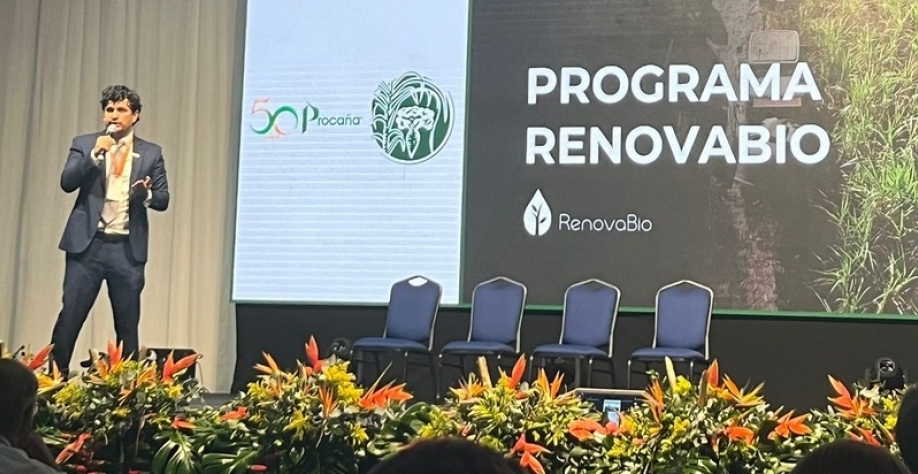 José Guilherme Nogueira, CEO da ORPLANA, apresentou o case RenovaBio durante o congresso