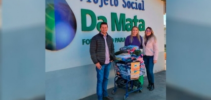 Campanha do Agasalho 2023: Da Mata contribui com doações