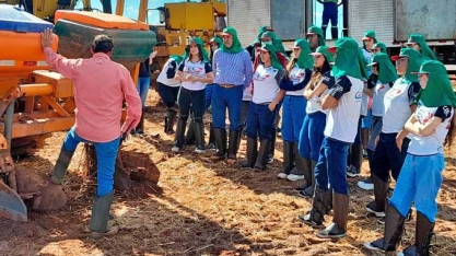 Alcoeste recebe visita de alunos da Etec de Fernandópolis