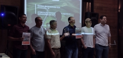 Diana Bioenergia recebe prestigiosa premiação pela melhoria continua relacionada a sustentabilidade